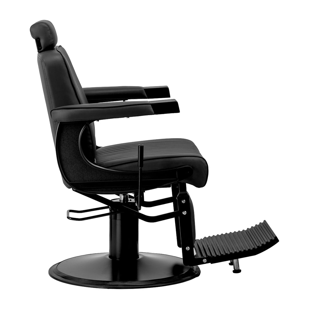 Sillón de Barberia Gabbiano Visionerio Negro - imagen 4