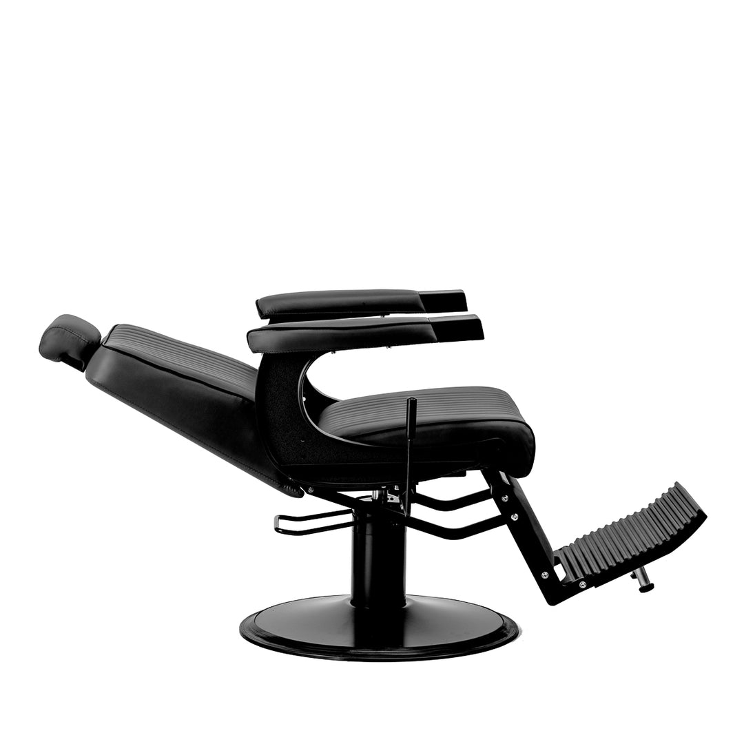 Sillón de Barberia Gabbiano Visionerio Negro - imagen 5