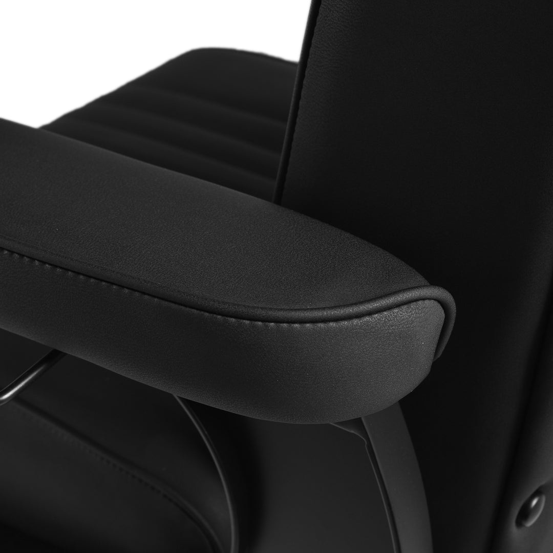 Sillón de Barberia Gabbiano Visionerio Negro - imagen 6