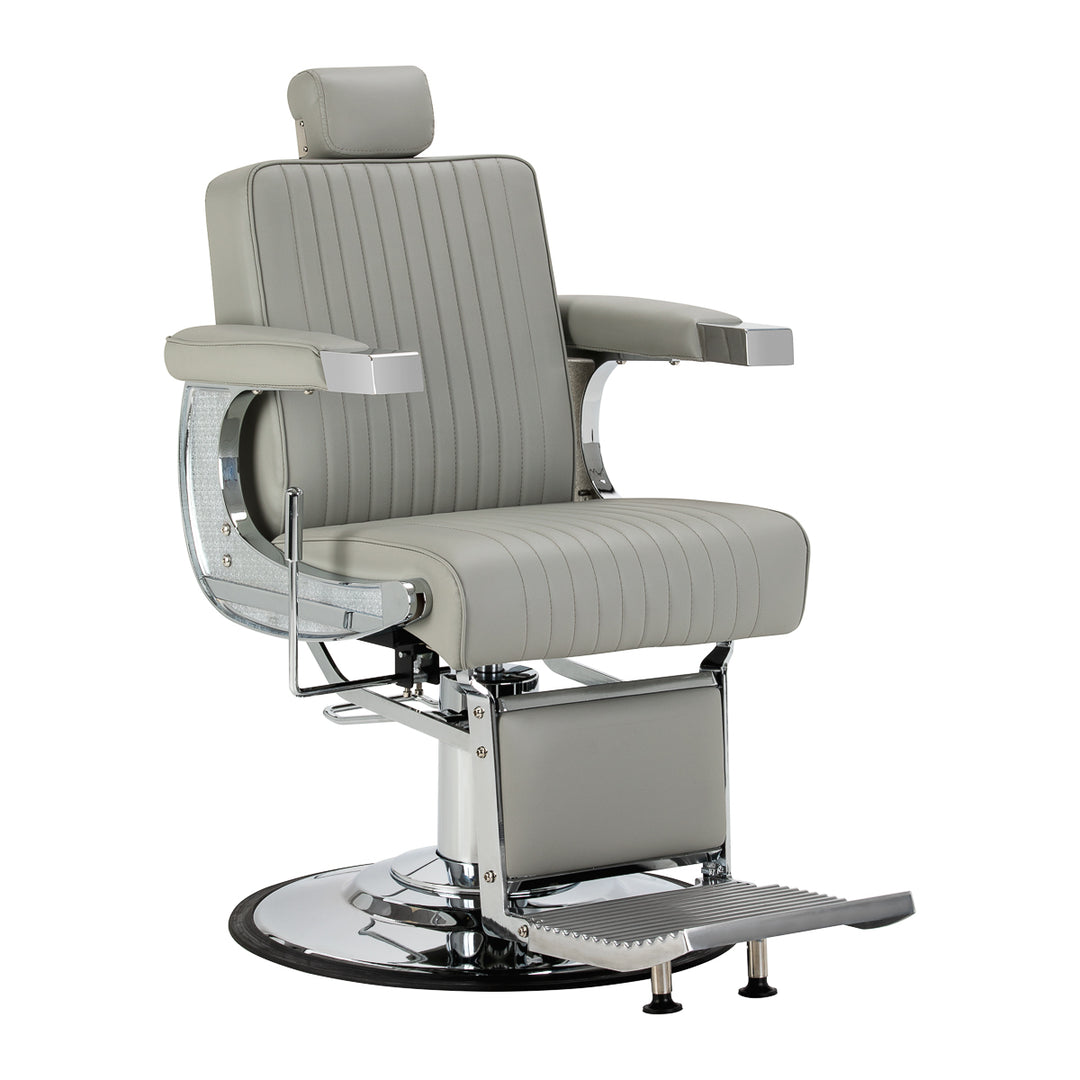 Sillón de Barberia Gabbiano Visionerio Gris