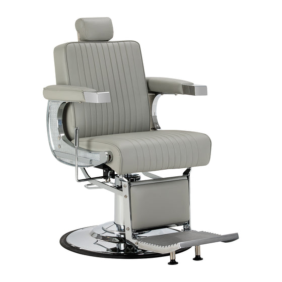 Sillón de Barberia Gabbiano Visionerio Gris