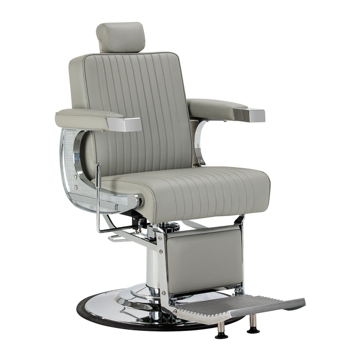 Sillón de Barberia Gabbiano Visionerio Gris
