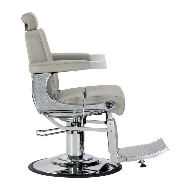 Sillón de Barberia Gabbiano Visionerio Gris - imagen 2