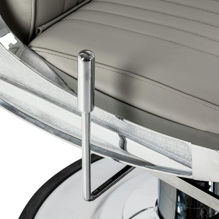 Sillón de Barberia Gabbiano Visionerio Gris - imagen 8