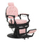 Sillón de barbero Gabbiano President Rosa-Negro