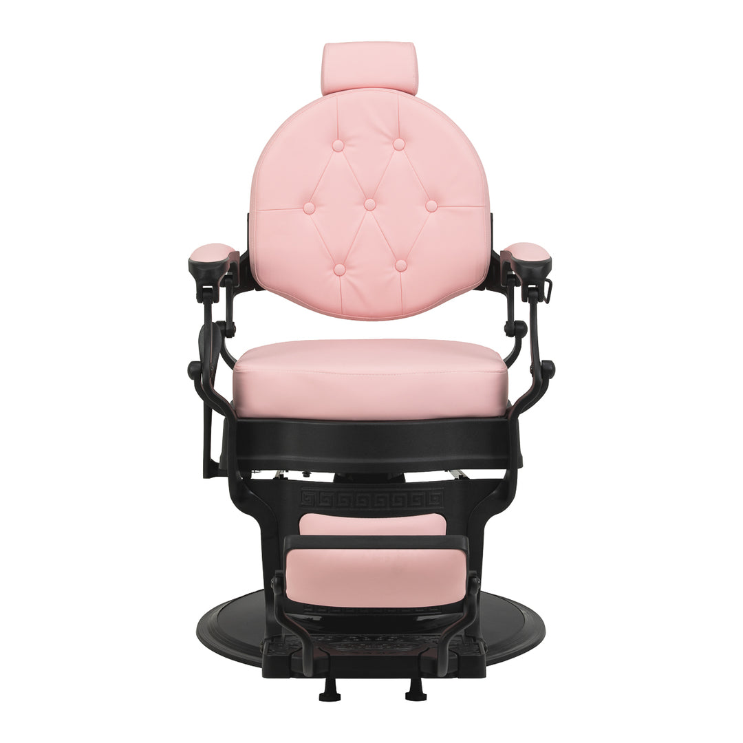 Sillón de barbero Gabbiano President Rosa-Negro - imagen 2