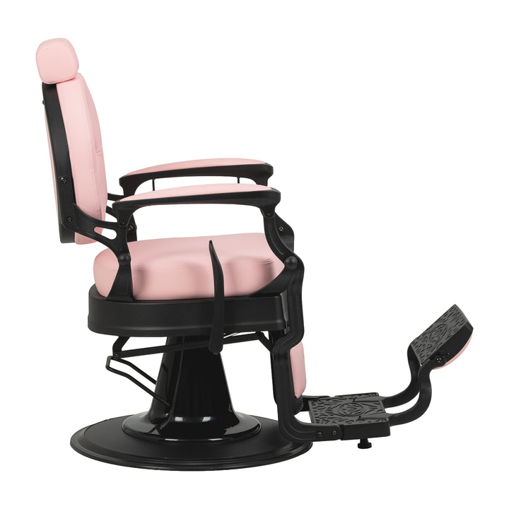 Sillón de barbero Gabbiano President Rosa-Negro - imagen 4