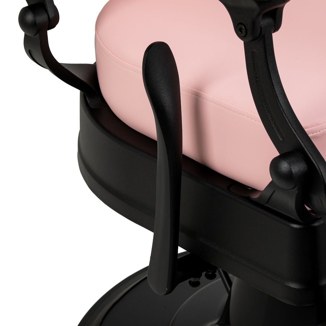 Sillón de barbero Gabbiano President Rosa-Negro - imagen 9