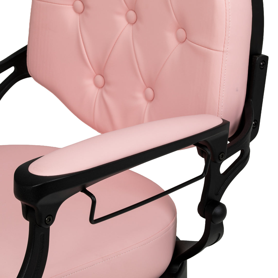 Sillón de barbero Gabbiano President Rosa-Negro - imagen 17