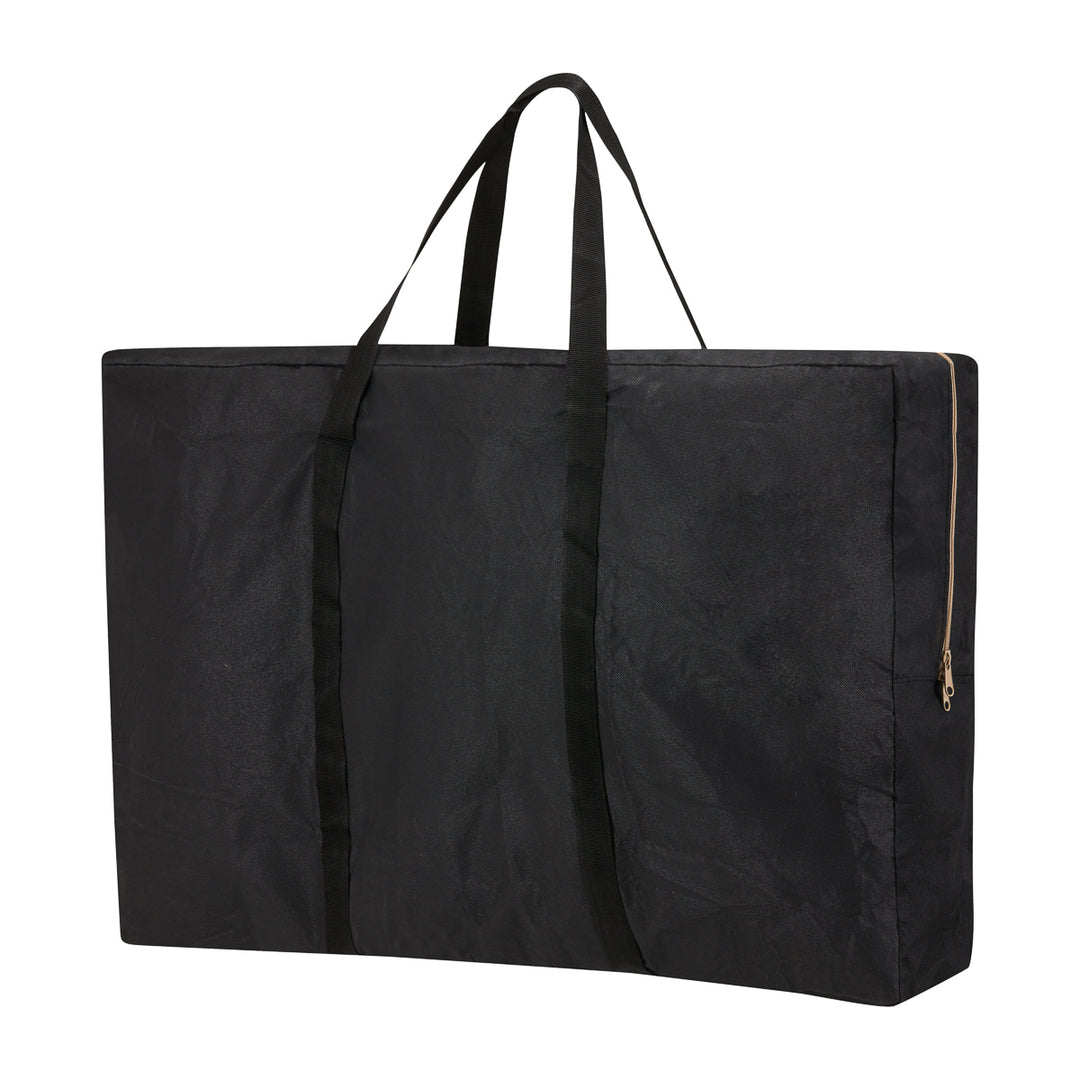 Camilla de masaje plegable de aluminio Balance 2 zonas negro