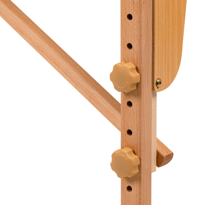 Camilla de masaje plegable de madera de haya Balance 2 zonas blanco