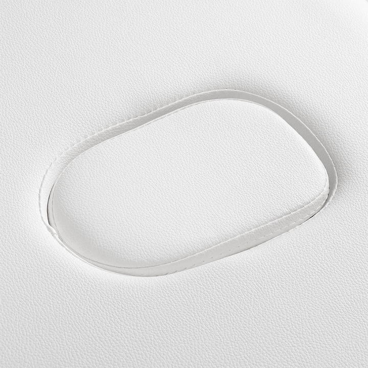 Camilla de masaje plegable de aluminio Balance 3 zonas blanco
