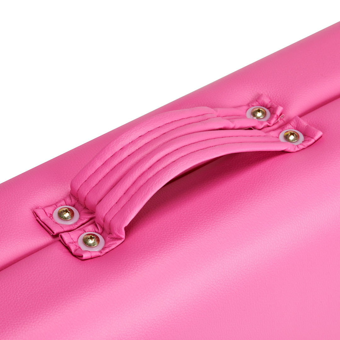 Camilla de masaje plegable de aluminio Balance 2 zonas rosa