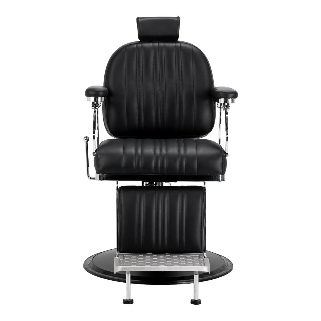 Sillón de Barberia Gabbiano Elias Negro - imagen 2
