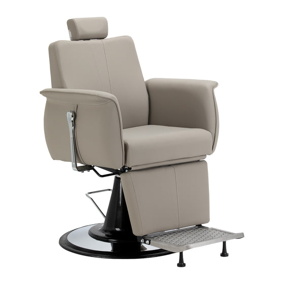 Sillón de Barberia Gabbiano Athena Gris