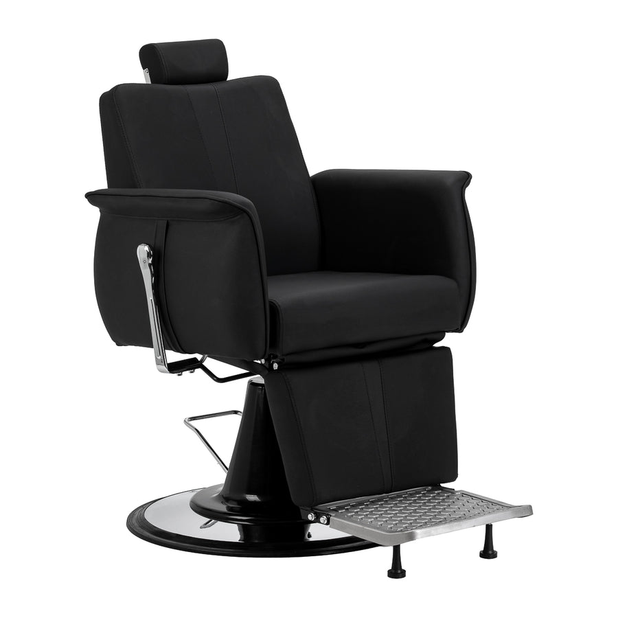 Sillón de Barberia Gabbiano Athena Negro