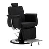 Sillón de Barberia Gabbiano Athena Negro