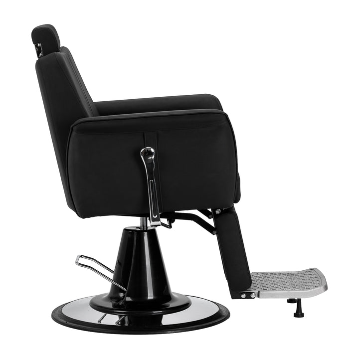 Sillón de Barberia Gabbiano Athena Negro - imagen 4