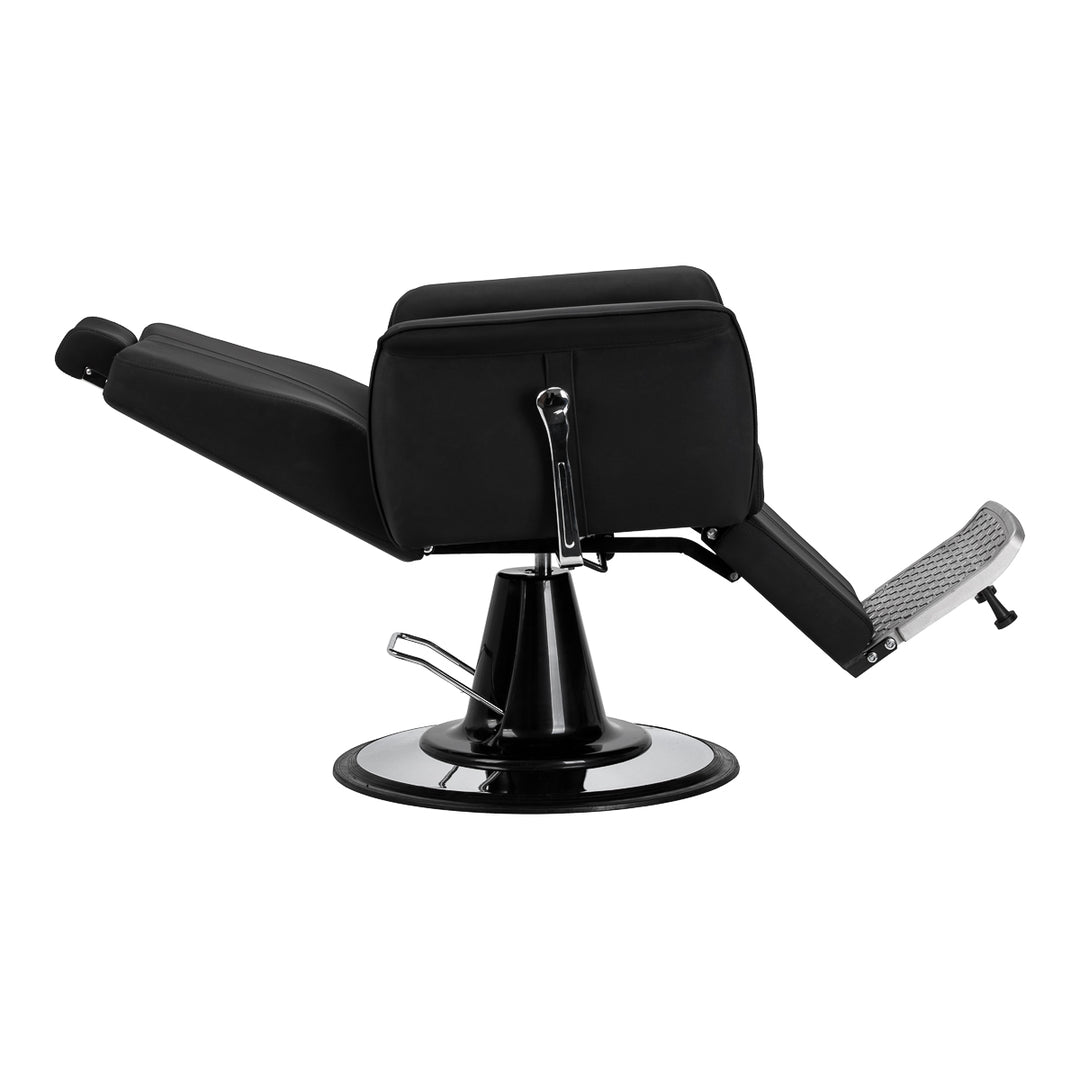 Sillón de Barberia Gabbiano Athena Negro - imagen 5