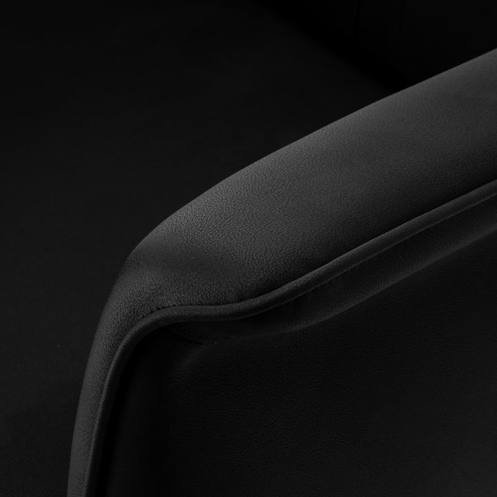 Sillón de Barberia Gabbiano Athena Negro - imagen 6