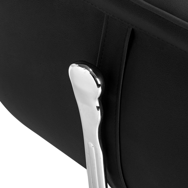 Sillón de Barberia Gabbiano Athena Negro - imagen 9