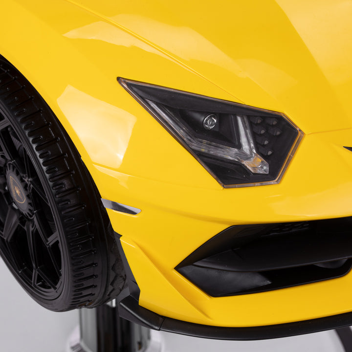 Sillón de peluquería infantil Coche Lamborghini Amarillo - imagen 5
