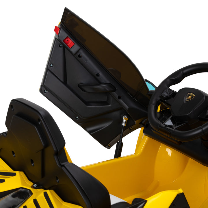 Sillón de peluquería infantil Coche Lamborghini Amarillo - imagen 13