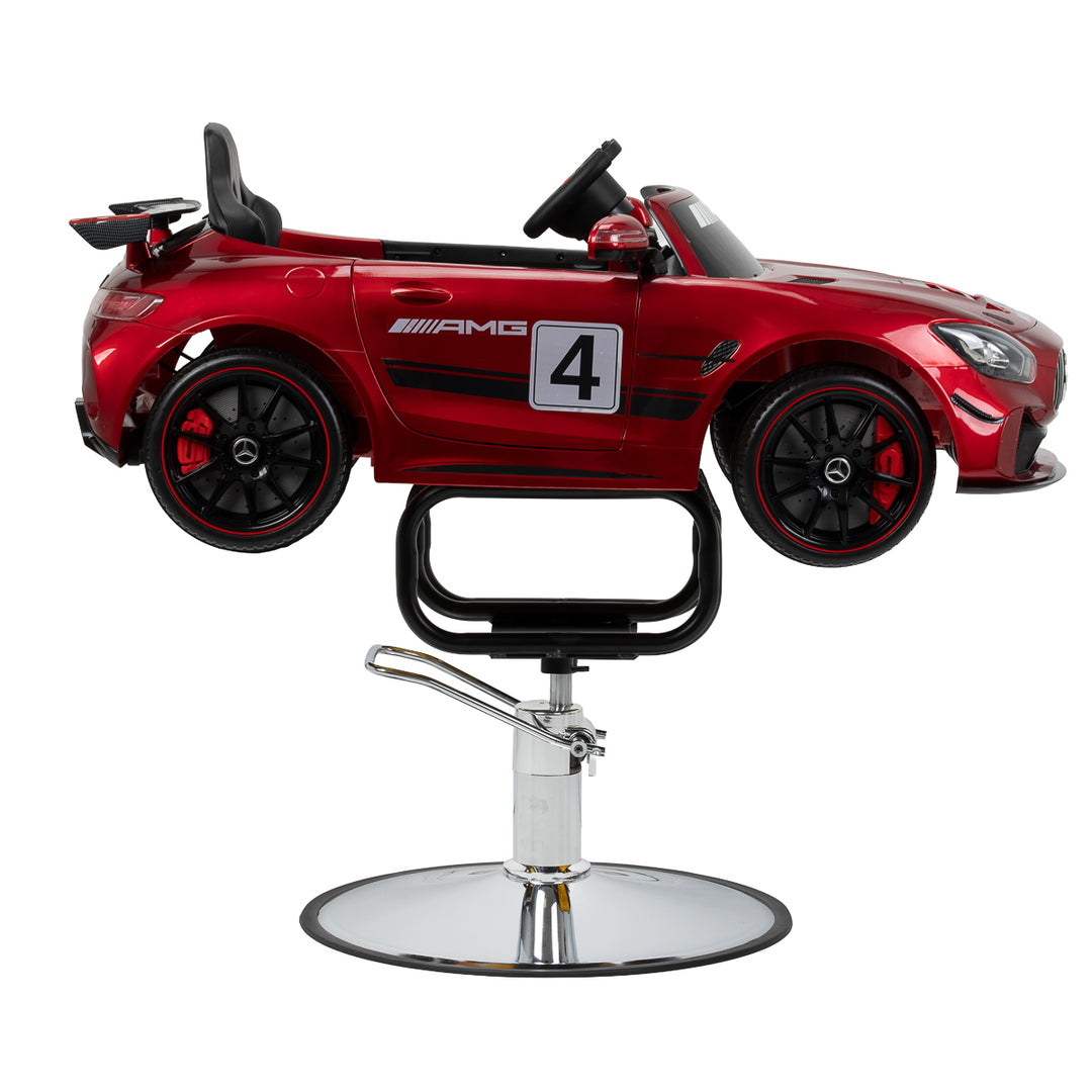 Sillón de peluquería infantil Coche Mercedes Rojo - imagen 2