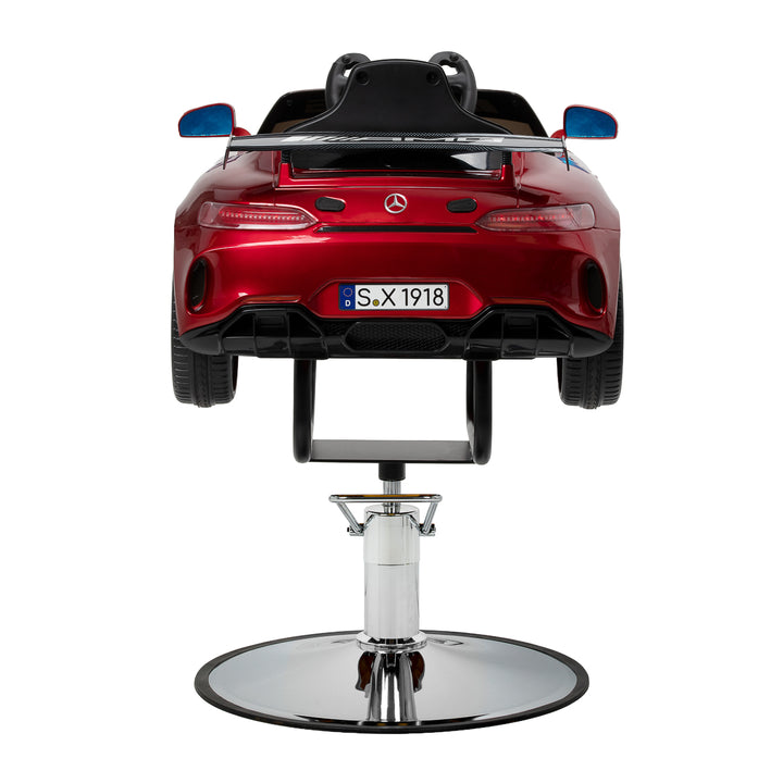 Sillón de peluquería infantil Coche Mercedes Rojo - imagen 5