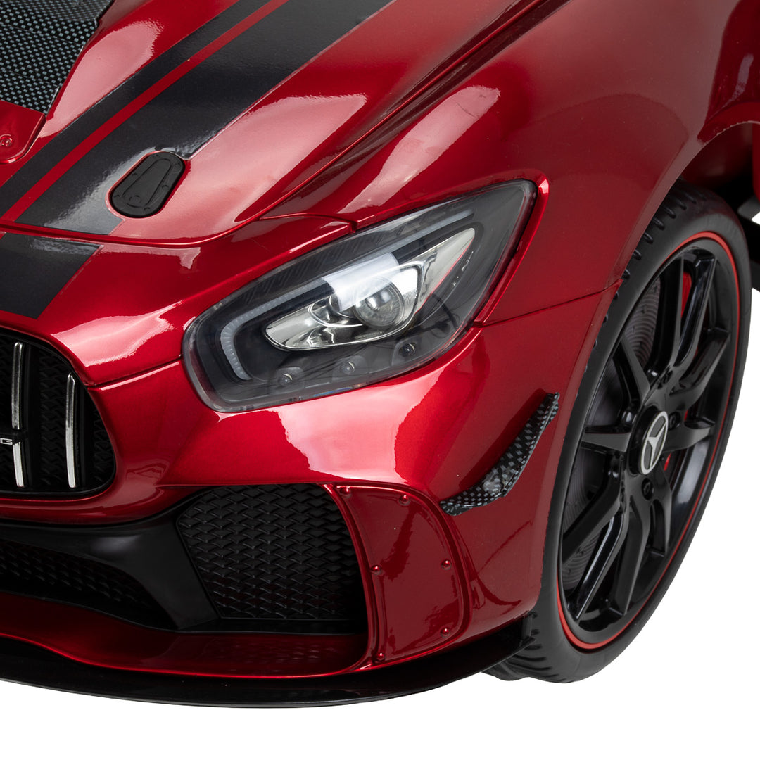 Sillón de peluquería infantil Coche Mercedes Rojo - imagen 7