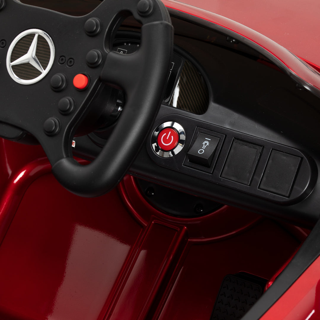 Sillón de peluquería infantil Coche Mercedes Rojo - imagen 13