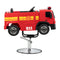 Sillón de peluquería infantil Bomberos Rojo