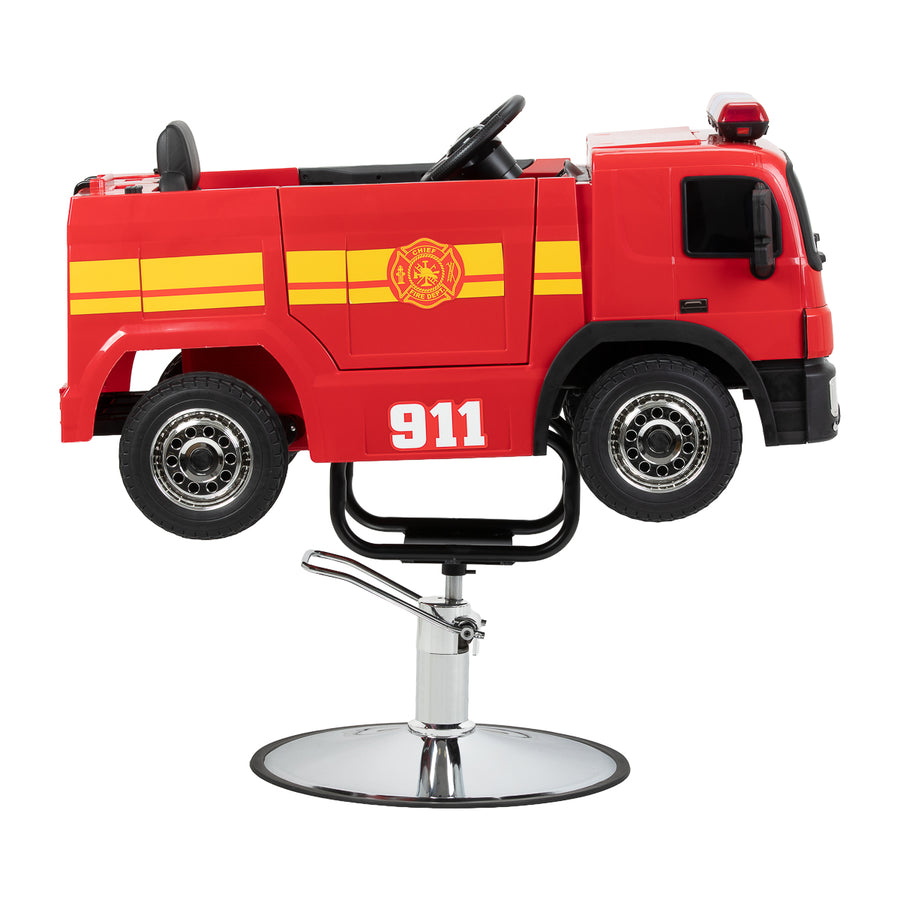 Sillón de peluquería infantil Bomberos Rojo - imagen 2