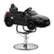 Sillón de peluquería infantil Coche BMW Negro