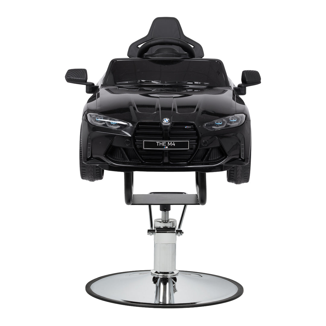 Sillón de peluquería infantil Coche BMW Negro - imagen 3