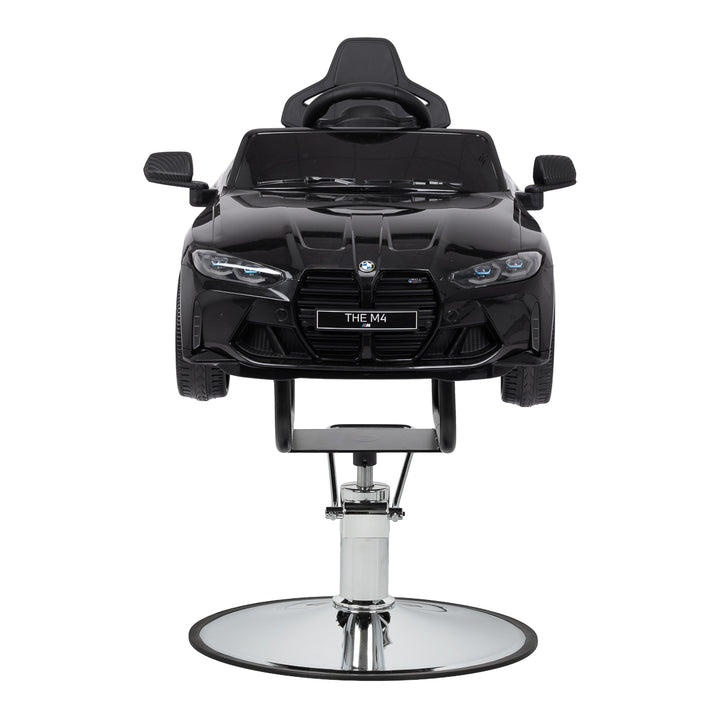 Sillón de peluquería infantil Coche BMW Negro - imagen 3