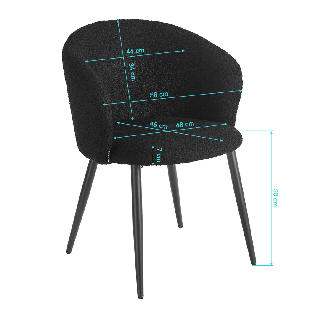 Silla 4Rico Asola Negro - imagen 8
