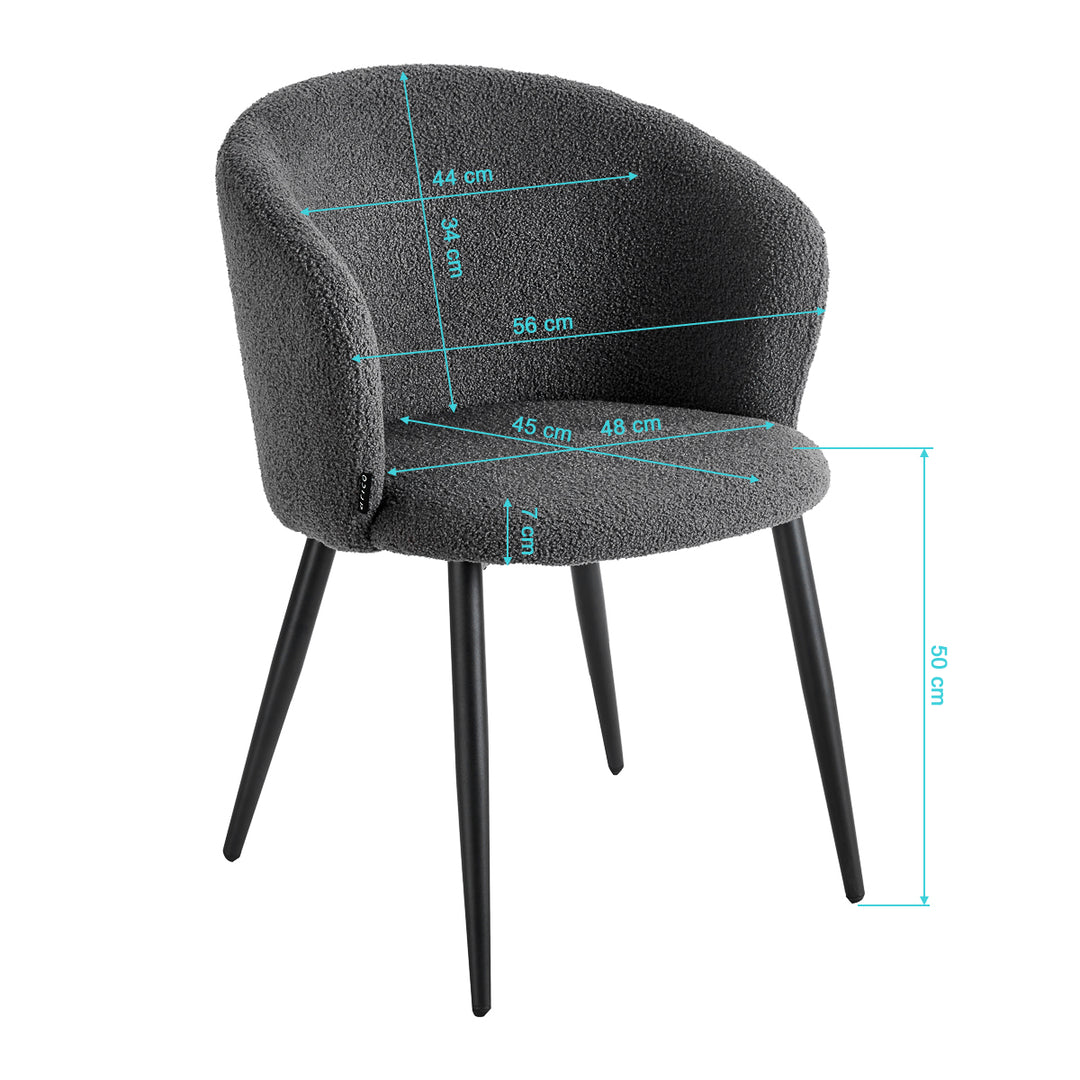 Silla 4Rico Asola Gris - imagen 8