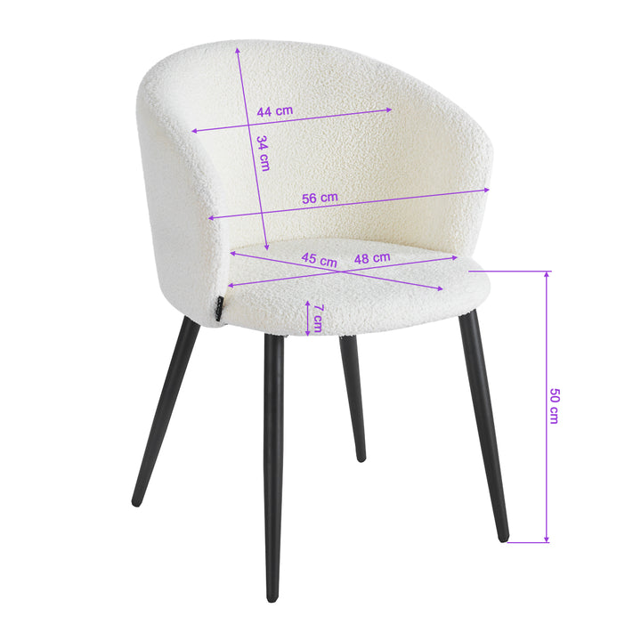 Silla 4Rico Asola Blanco - imagen 7