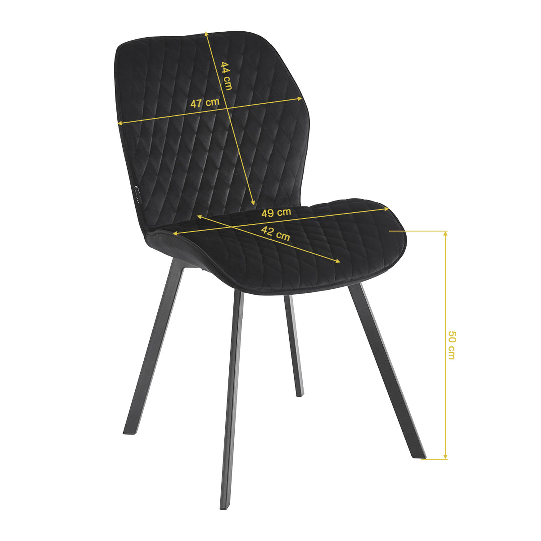 Silla 4Rico Vetro Negro - imagen 8