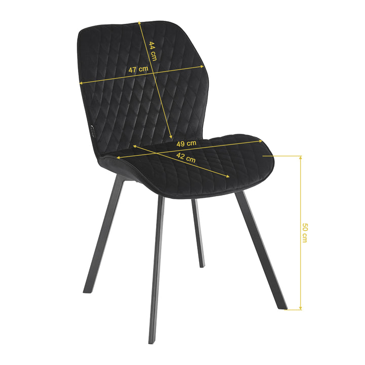 Silla 4Rico Vetro Negro - imagen 8