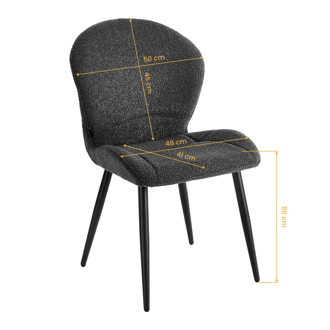 Silla 4Rico Lucente Negro - imagen 8