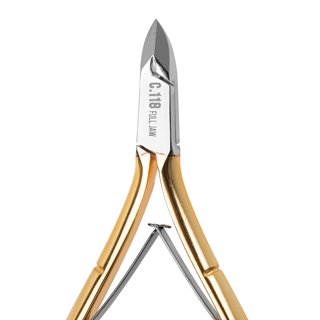 Alicate de Cutículas Nghia Export C-118 7 mm Oro - imagen 3