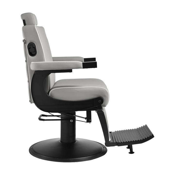 Sillón de Barberia Gabbiano Levi Gris - imagen 3