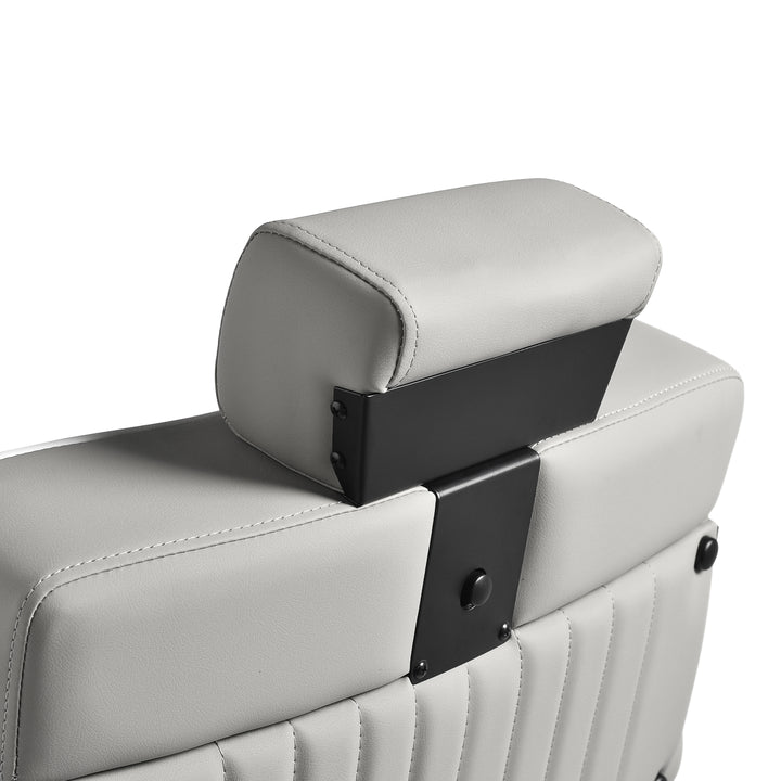 Sillón de Barberia Gabbiano Levi Gris - imagen 5