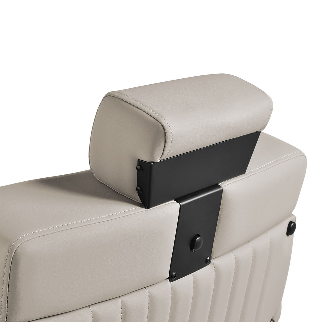 Sillón de Barberia Gabbiano Levi Gris - imagen 6