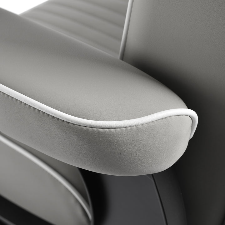 Sillón de Barberia Gabbiano Levi Gris - imagen 6