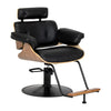 Sillón de peluquería Gabbiano Florence Nogal Negro
