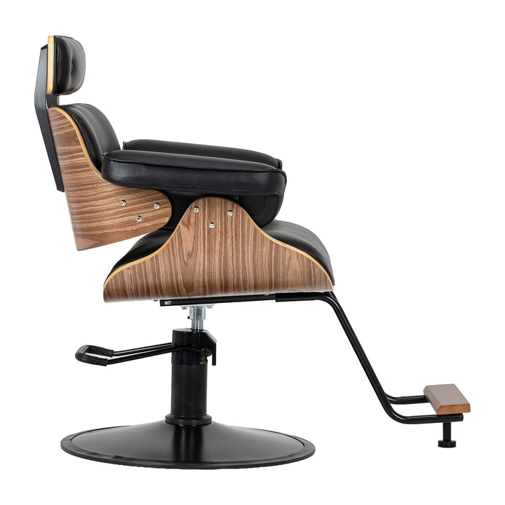 Sillón de peluquería Gabbiano Florence Nogal Negro Oro - imagen 2