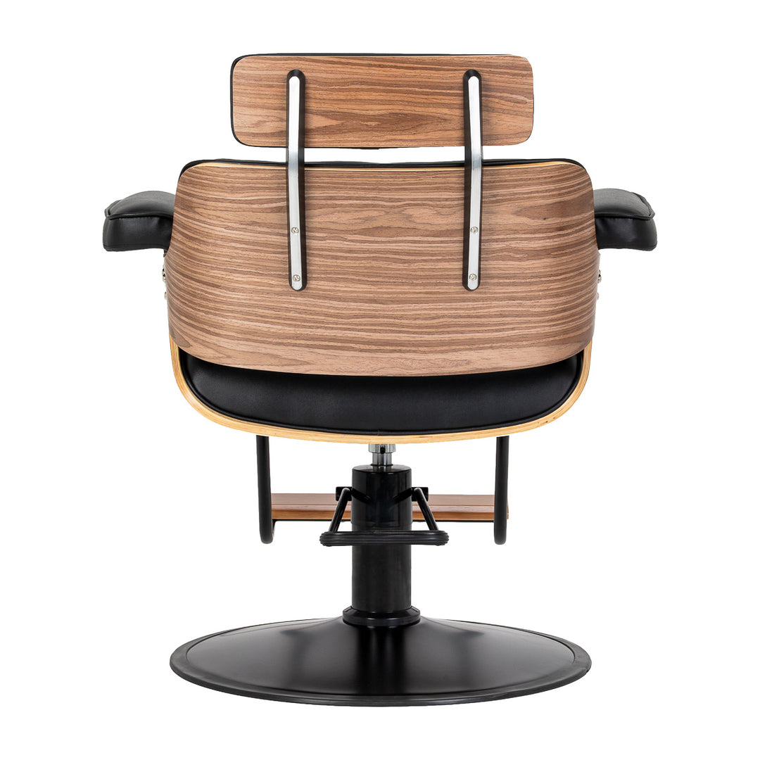 Sillón de peluquería Gabbiano Florence Nogal Negro Oro - imagen 4